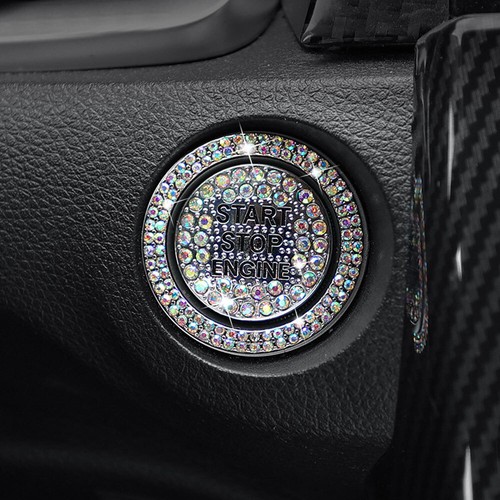 Car engine start stop button - start,