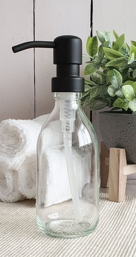 Clear glass soap - clear,