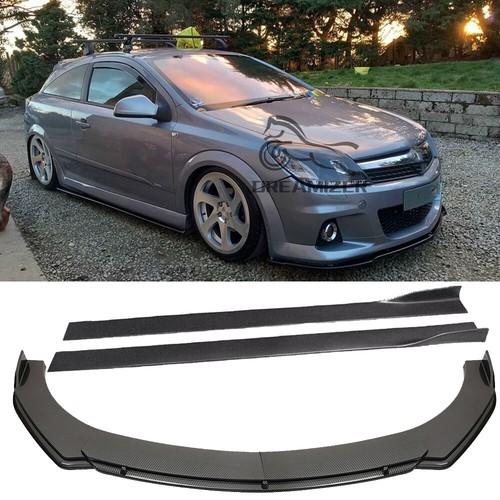 Carbon fiber front bumper lip - fiber,