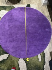 Purple circle round 100 wool - circle,