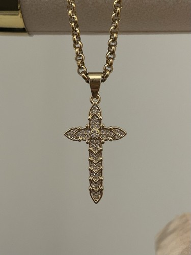 14ct gold bonded - 14ct, crucifix