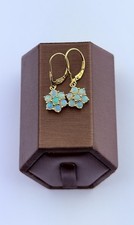 Opal Drop Earrings 9ct Gold 