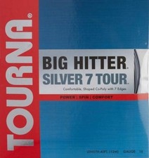 TOURNA Big Hitter Silver 7 Tour · Tennis String Set · 12m · 16g (1.3mm)