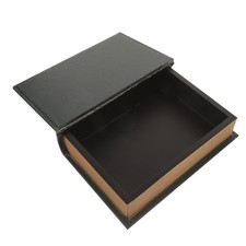 Faux Book Shaped Box Wooden