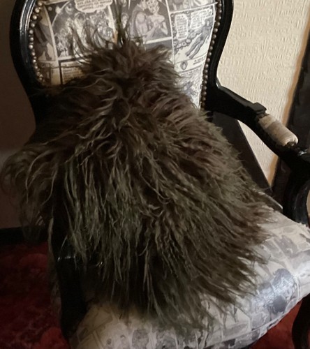 Mongolian sheepskin olive - mongolian,