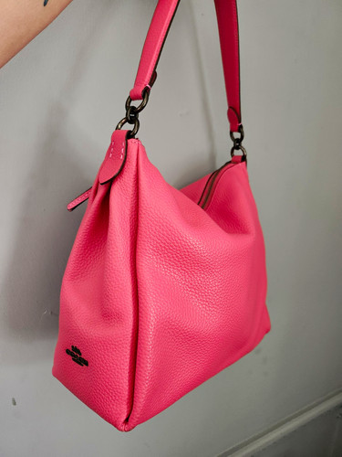 Coach pink pebbled shay - coach,