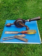 Rare Marples M423 Hand Drill & Other Vintage Tools Job Lot