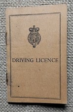 Vintage Driving Licence 1958- 1961 Mr Walter Robert Barnes Leigh Lancashire