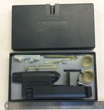 Vintage Plastic Microscope In Plastic portable self contained Box