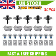 30x Engine Undertray Clips For Mercedes-Benz Screw Under Cover Splashguard Bolts
