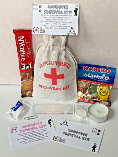 Hangover recovery kit bag - bag, |