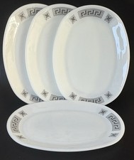 4 x Vintage PYREX JAJ White