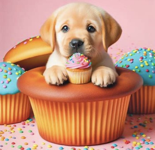 Golden labrador cross - labrador, (9)