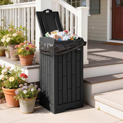 110 outdoor bin plastic - 110, l
