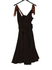 Baylis & Knight Skater Midi Dress UK10 in Brown
