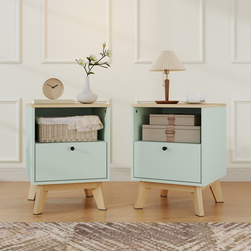 Bedside table with - with, drawer