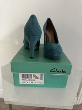 Clarks Teal Suede ‘Anika
