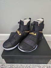 Size 10 - Nike LeBron Zoom Soldier 10 Black 2016 New with box 