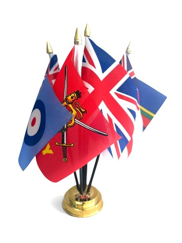 British military table - military, flag