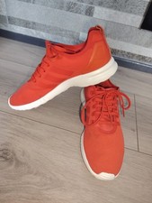 Adidas Originals ZX Flux Smooth Lush Red Lightweight Trainers Size UK 3.5 