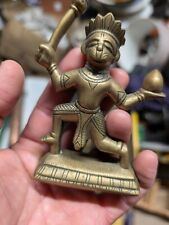 Antique Indian Hanuman Of Maruti Hindu Monkey Deity Statue Early 1800's