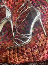 Office Chrome Silver Strappy