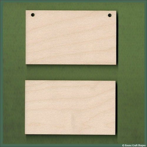 Wooden square cut plaques