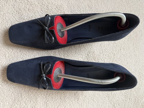 Lotus navy suede heeled - lotus,
