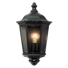 Outdoor Sensor Wall Light Half