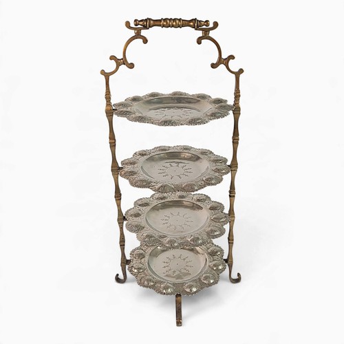 Vintage moroccan brass tier - vintage, 4
