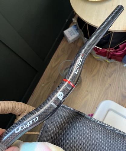 Litepro carbon fibre handlebar - fibre,
