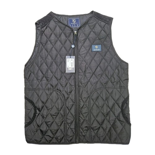 Howick black quilted gilet - black,