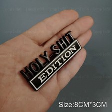 Car Sticker Holy-Shit EDITION Logo Emblem Badge Decal Decoration Car Accessories