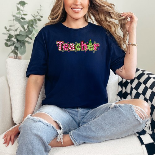 Christmas teacher womens - teacher,