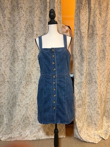 Express denim button front - denim, button-front