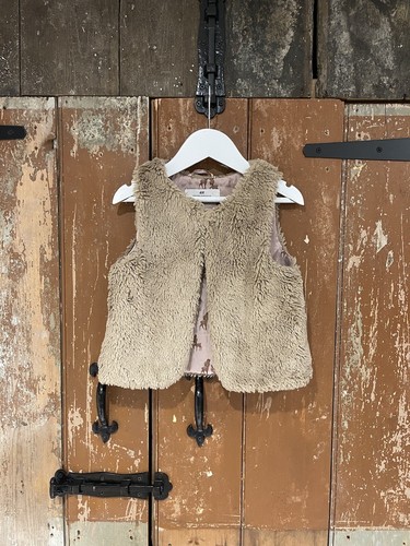 Gilet brown faux - h&m,