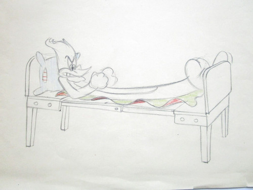 1940 woody woodpecker bed - 1940's,