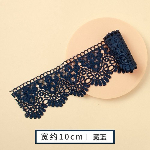 Embroidered lace edging trim - embroidered,