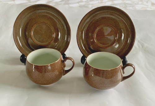 Denby greystone cup - cup, saucer