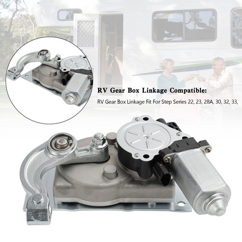 Gear box linkage with motor - with,