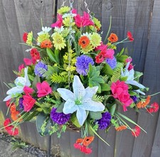 12 Inch Rattan Hanging baskets