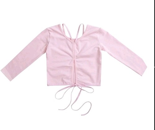 Girls ballet wrap top pink - girls,