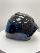 Scorpion Exo R1 Evo Carbon Rally Motorcycle Helmet (Black|Cha) Medium