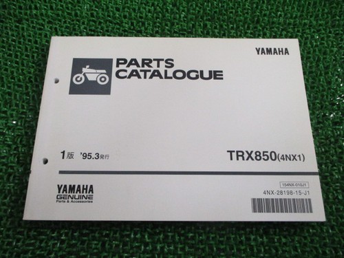 Trx850 parts list - list,, 1st