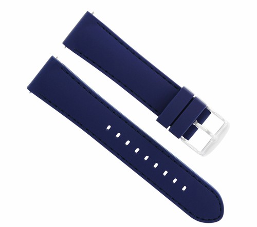 20mm rubber diver strap band - rubber,