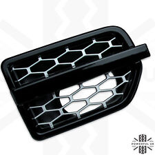 Right Side Wing Vent Black+Silver for Land Rover Discovery4 LR4 air intake - 2nd