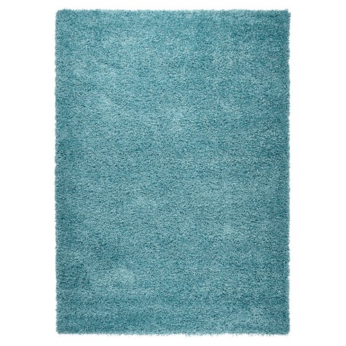 Duck egg blue shaggy rug - egg,
