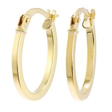 9ct Solid Yellow Gold Plain
