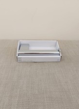 Next Chrome Oslo Wall Mount Toilet Roll Holder/bathroom Decorative Rack Stand