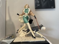 Guiseppe Armani Figure Lady With Dog